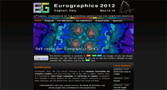 Desktop Screenshot of eurographics2012.it